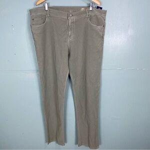 Faherty NWOT Terry‎ Stretch Pants Green Sz 42
